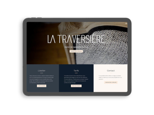 La Traversière – Création d’un site vitrine WordPress